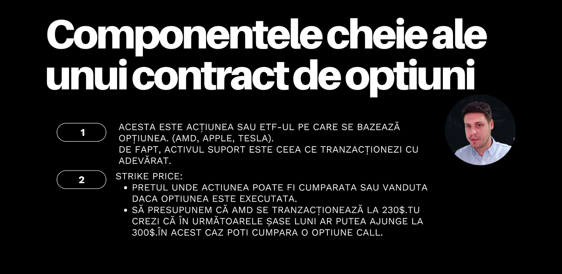 Ghid practic: Lecția 3 opțiuni