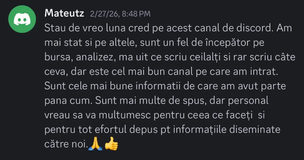 Feedback comunitate