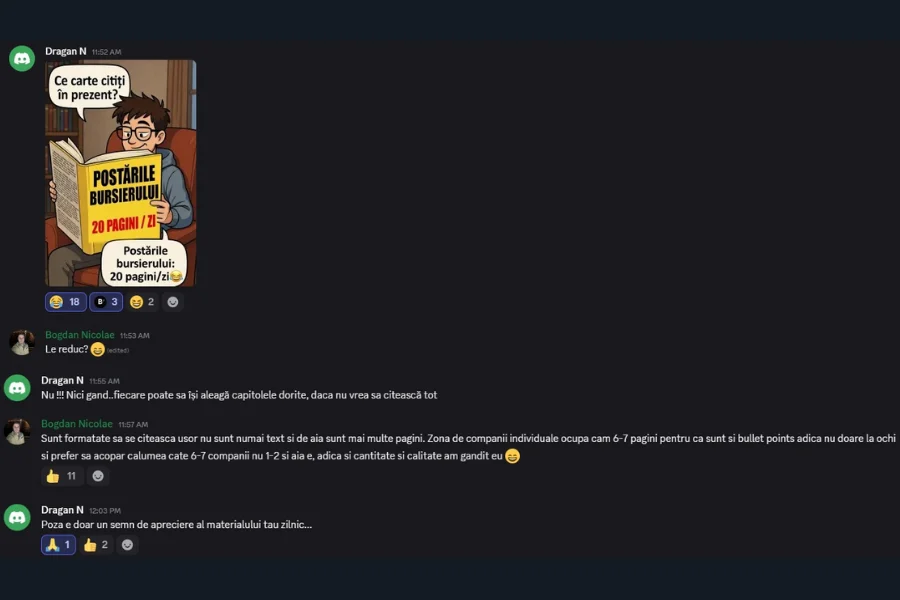 Feedback comunitate